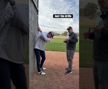 Working to create space and connection #golf #golfswing #golfswingtips