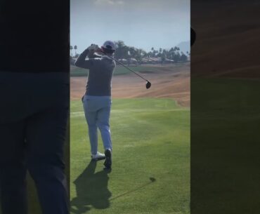 Patrick Cantlay driver swing down the line #golf #pga #pgatour #patrickcantlay
