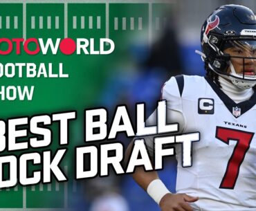 Early Best Ball Mock Draft 2024: St. Brown, Stroud and more | Rotoworld Football Show (FULL SHOW)