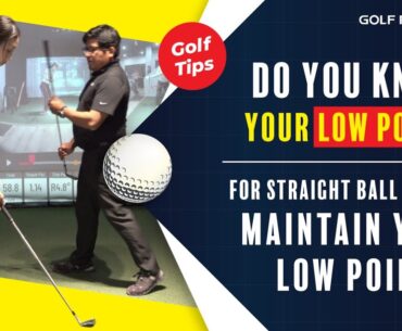 Straight ball striking: Low point control [ Golf Tips Vol.23 by Angel Martinez ]