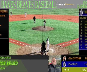 High School Baseball - Gladstone Gladiators vs Banks Braves - 3/15/2024