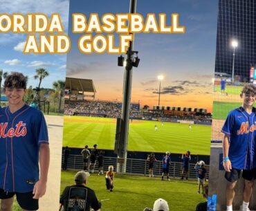 Spring Training and PGA Tournament in Florida