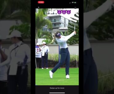 LPGA ladies can really swing  the club! #lpgagolf #golfbabes #golf