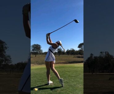 Grace Hallinan #golf #golfswing #shorts