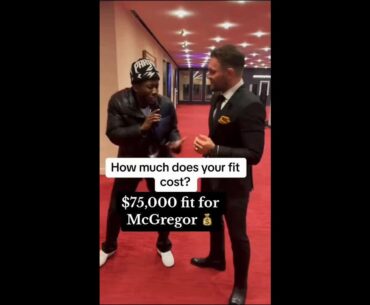 McGregor’s fit 🕴️ (via christoosmoove/TT)