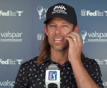 Aaron Baddeley Thursday Falsh Interview 2024 Valspar Championship © PGA Tour