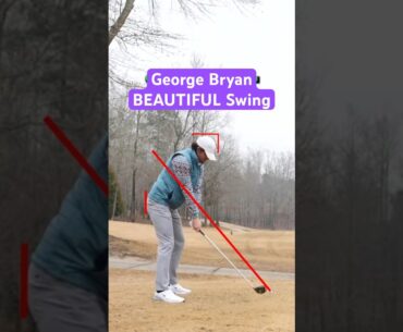 George Bryan SWEET Driver Swing - Slow Motion Analysis #golf #golfswing #youtubegolf