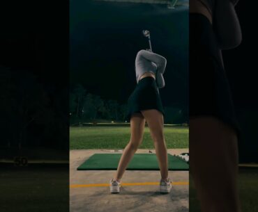 Night Swing & Perfection..🏌‍♂️#golfswing