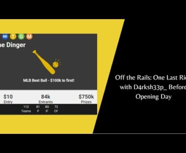 Off the Rails: One Last Ride with D4rksh33p_ Before Opening Day