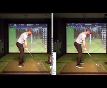 Heel vs toe shot - golf swing analysis