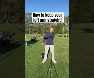 How to keep your left arm straight! https://www.jessfrankgolf.com/golf-news/
