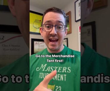 3 tips if you’re going to The Masters! #golf #themasters