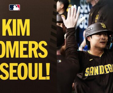 Back where it all began! Ha-Seong Kim hits a homer in Seoul!