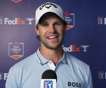 Thomas Detry Friday Flash Interview 2024 Texas Children's Houston Open © PGA Tour
