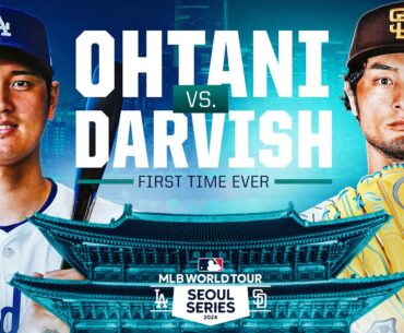 Shohei Ohtani vs. Yu Darvish: the ENTIRE first at-bat!