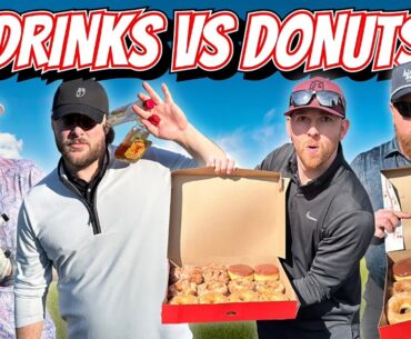 24 Drinks vs 24 Donuts Showdown | 2v2 Golf Match
