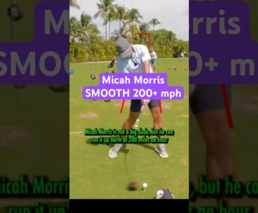 Micah Morris CRAZY SPEED! Slow Mo Driver Swing Analysis #golf #golfswing #youtubegolf