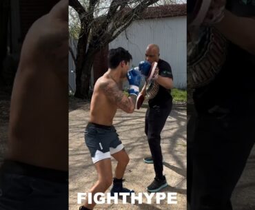 Ryan Garcia NEW 0 to 100 KNOCKOUT SHOT for Devin Haney; LIGHTING UP mitts looking SHARP AS F**K