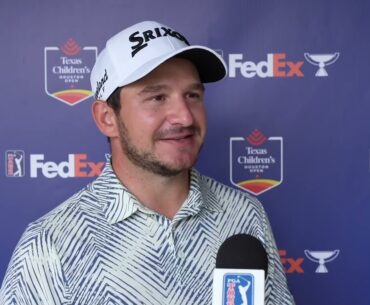 Alejandro Tosti Sunday Flash Interview 2024 Texas Children's Houston Open © PGA Tour