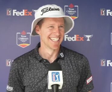 Peter Malnati Hole in one Sunday Flash Interview 2024 Texas Children's Houston Open © PGA Tour
