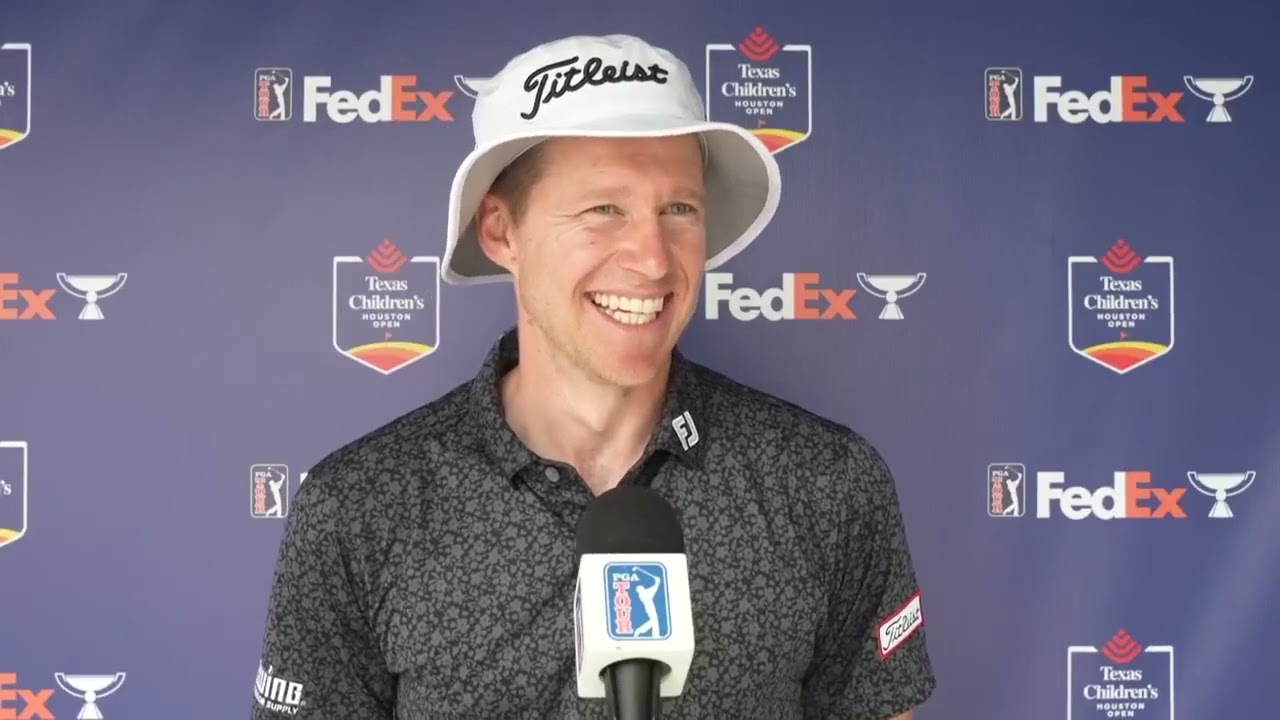 Peter Malnati Hole in one Sunday Flash Interview 2024 Texas Children’s Houston Open © PGA Tour Peter Malnati Hole in one Sunday Flash Interview 2024 Texas Children's Houston Open © PGA Tour