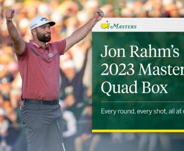 Jon Rahm's 2023 Championship Quad Box | The Masters