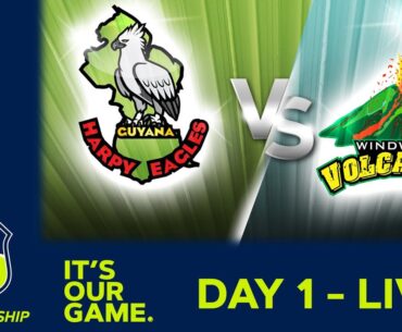 🔴 LIVE Guyana v Windward Islands - Day 1 | West Indies Championship 2024 | Wednesday 20th March