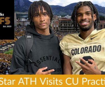MORE LOUIS? 5 Star ATH Aaron Gregory Visits Colorado & Coach Prime! | CU Recruiting & Highlights