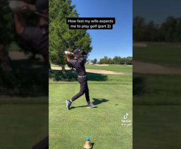 Golfing w bae be like😭💀 #funny #golf #shorts #girl #girls #wife
