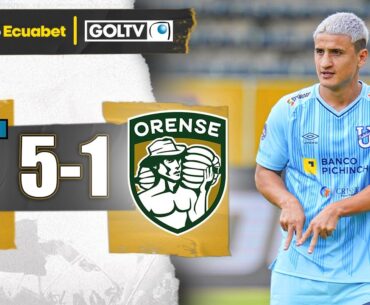 GOLEADA del TRENCITO AZUL en CASA | Universidad Catolica 5-1 Orense | LigaPro 2024