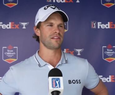 Thomas Detry Sunday Flash Interview 2024 Texas Children's Houston Open © PGA Tour