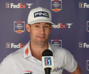 Taylor Moore Thursday Flash Interview 2024 Texas Children's Houston Open © PGA Tour