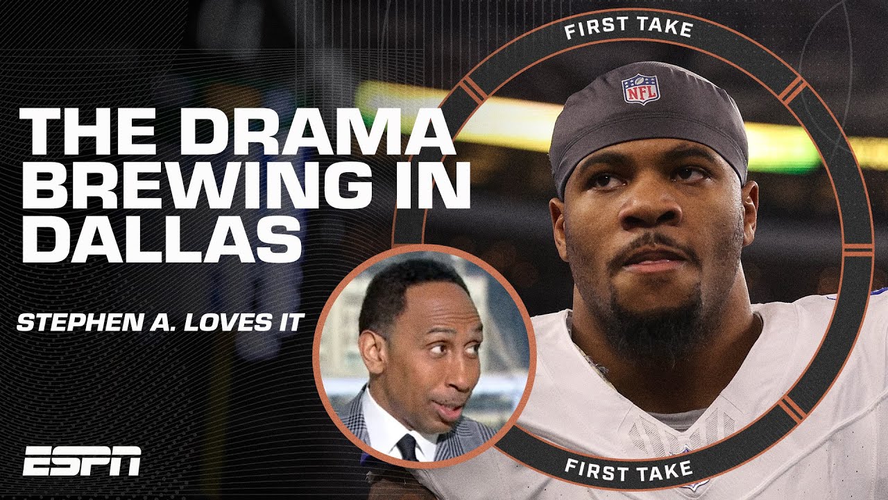 The Cowboys drama is HILARIOUS! BEAUTIFUL! ๐ Stephen A. LOVES the latest on Dak & Micah | First Take The Cowboys drama is HILARIOUS! BEAUTIFUL! ๐ Stephen A. LOVES the latest on Dak & Micah | First Take
