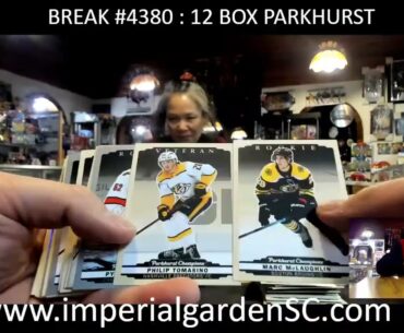 BREAK #4380 : 12 BOX 2022-23 #upperdeck PARKHURST CHAMPIONS HOBBY NHL HOCKEY BOX CASE BREAK