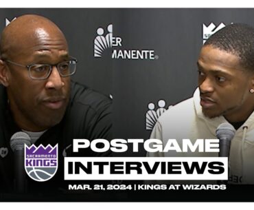 De'Aaron Fox & Coach Brown | Postgame Pressers 3.24.24