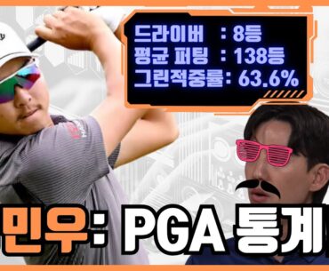 이민우 (Min Woo Lee) PGA Tour의 통계!