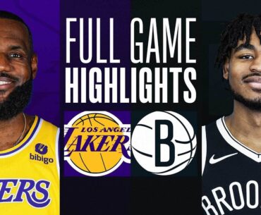 LAKERS at NETS | FULL GAME HIGHLIGHTS | March 31, 2024