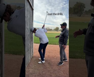 Just the drills: end early extension #golf #golfswingtips #golfswing #golfswingcoach
