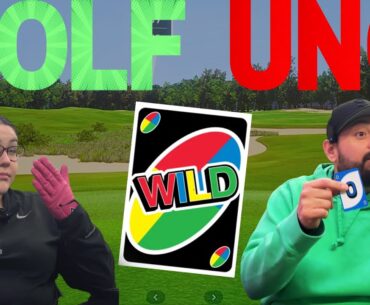 Thrilling UNO GOLF Challenge using GSPro