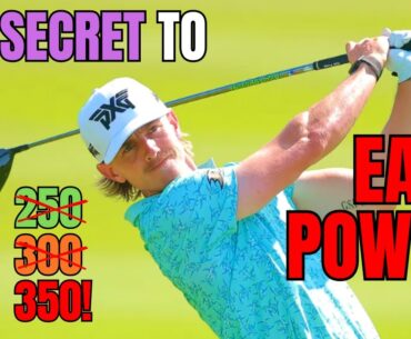 THIS is the Secret to Effortless Power and MASSIVE Distance!