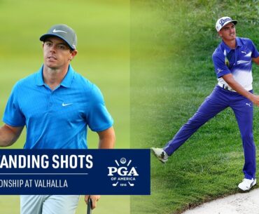 Incredible Shot from Valhalla feat. Tiger Woods, Rory McIlroy & Rickie Fowler | PGA Championship
