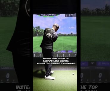 Stop your slice & hit buttery draws 🧈 #golf #golfswing #golftips #golfcoach