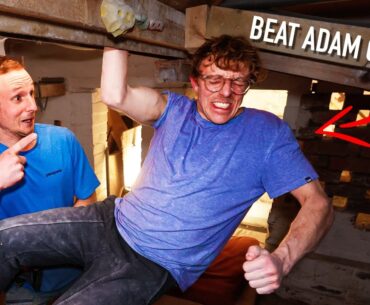 Surprise Guest Smashes Crack Climbing. New Cellar Record!