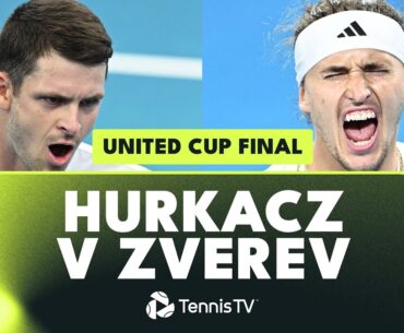 THRILLING Hubert Hurkacz vs Alexander Zverev Highlights | United Cup Final 2024