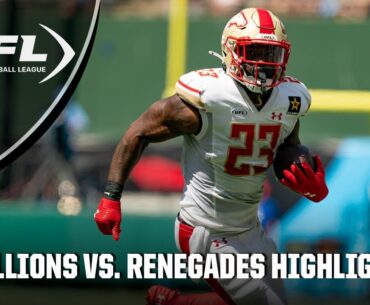 Birmingham Stallions vs. Arlington Renegades | UFL Highlights