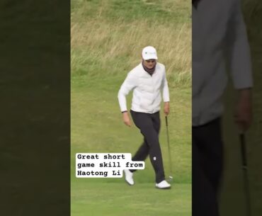 Great short game skill from Haotong Li during the 2021 #dunhilllinks