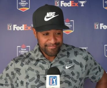 Tony Finau Friday Flash Interview 2024 Texas Children's Houston Open © PGA Tour