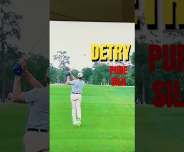 DETRY! PURE SILK GOLF SWING! FLUSHER! #golfingtips #golf #golftips #golfer #diy #shorts #golfer