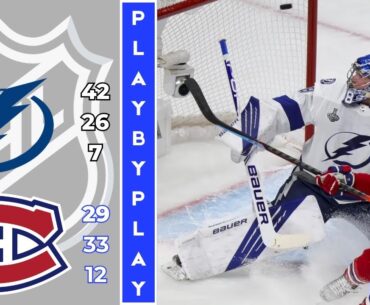 NHL GAME PLAY BY PLAY: LIGHTNING VS CANADIENS