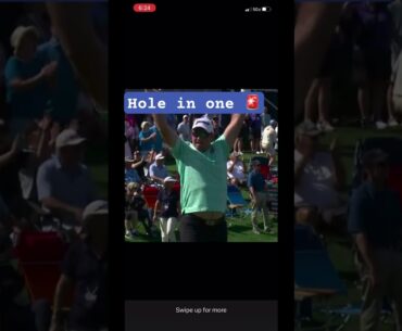 Ryan Fox make’s hole i one at #theplayers ! #pagtour #golf #tomgillisgolf